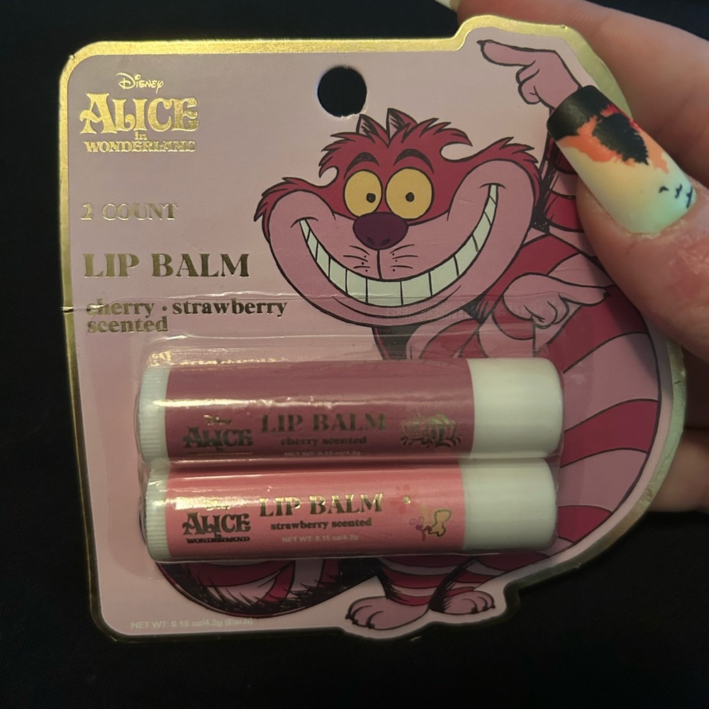 Disney Alice Lip Balm - Cherry & Strawberry